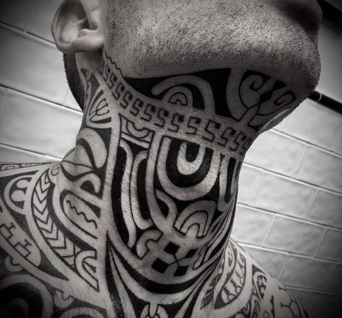 throat tattoo black menTikTok Search