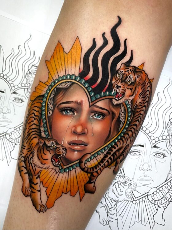 Viviana Calvo, Soho Tattoo Malaga, Malaga, Spain