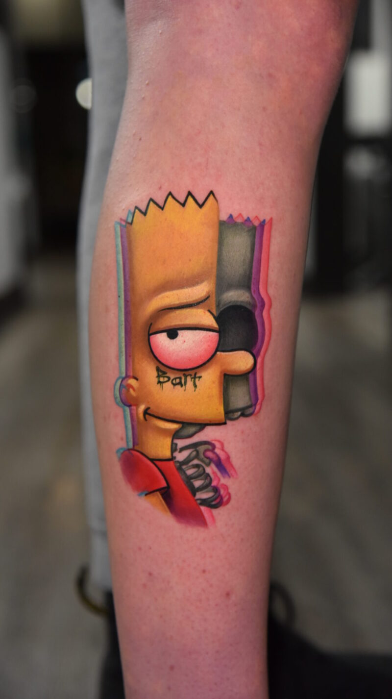 Danny Elliott tattoos, inspired by pop culture - Tattoo Life