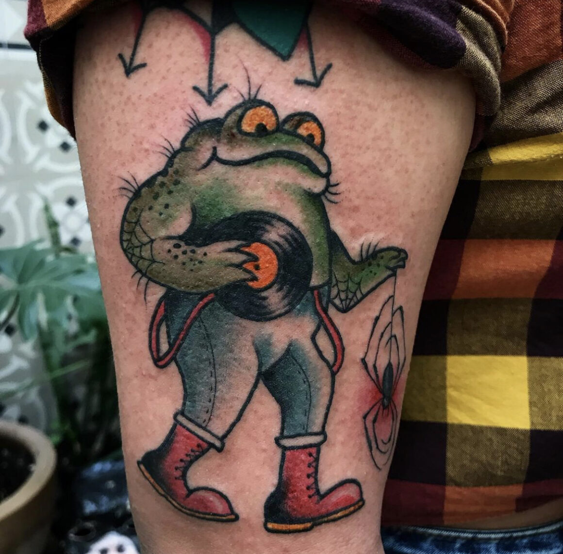 Tattoo of an iguana a symbol of vitality and wisdom 
