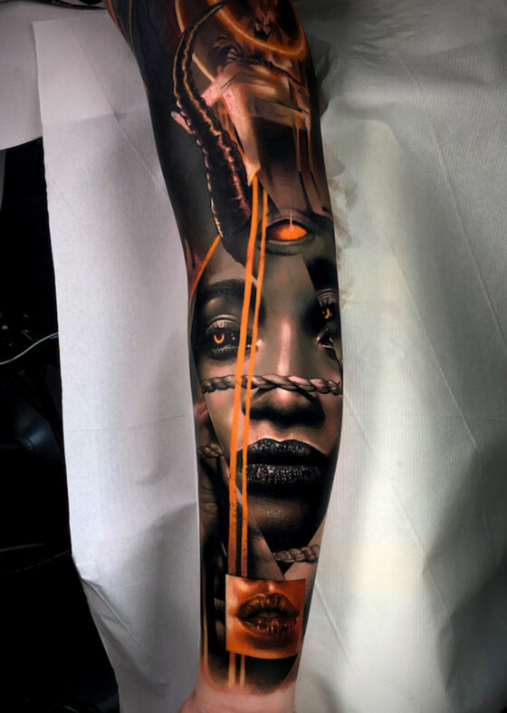 Waler Montero: one of the masters of colour in Realism - Tattoo Life