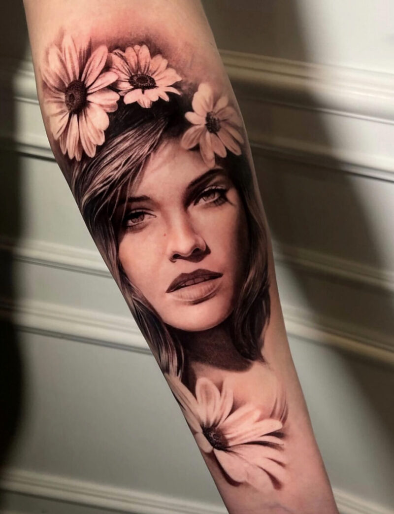 Galerie De Tatouage Visages Féminins Dans Tous Les Styles De Tatouage Les Plus Appréciés 2024 