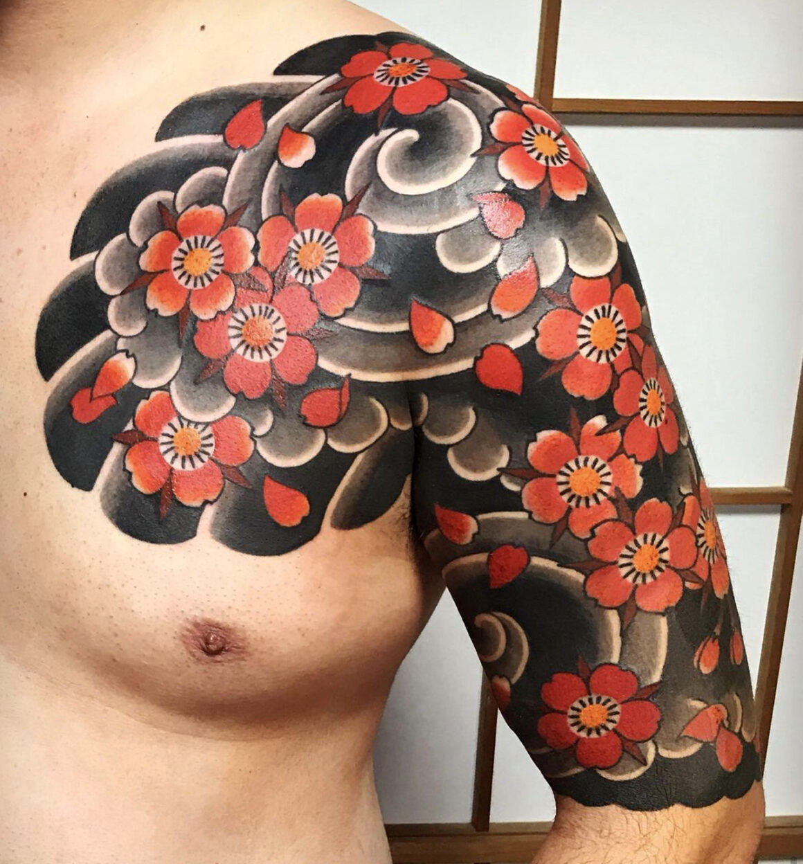 1sheet Flower  Snake Pattern Tattoo Sticker  SHEIN IL