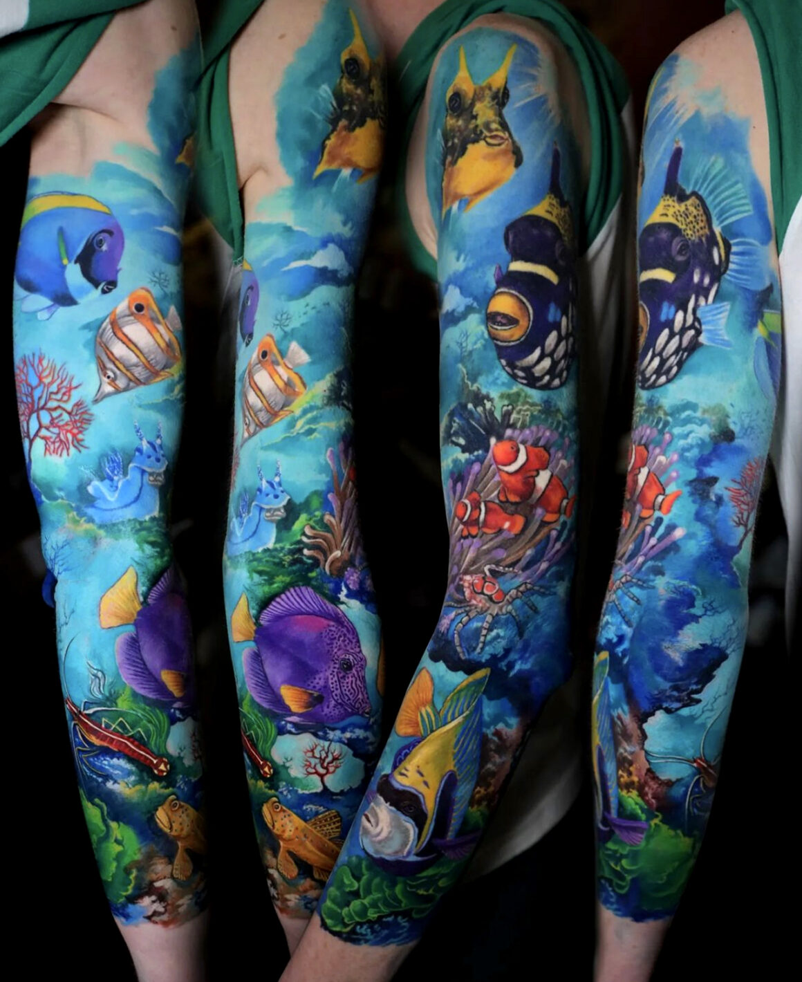 The Gallery Of Tattoo  Tattoos  Animal  Sea Sleeve
