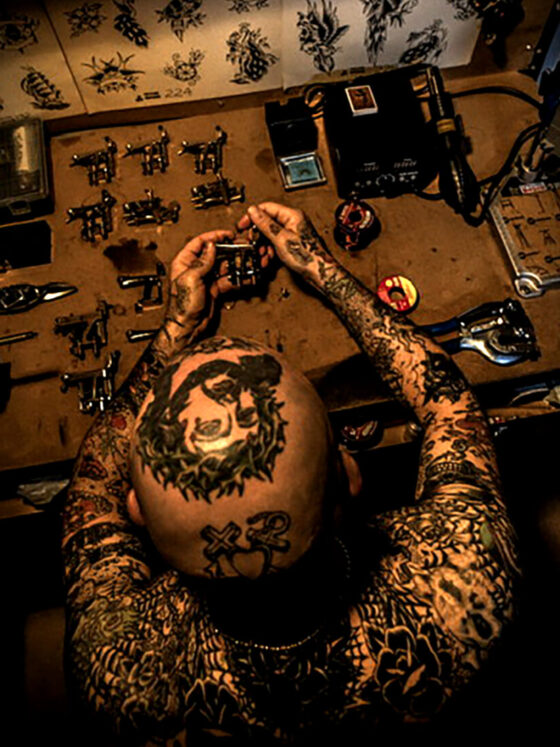 Davide Andreoli, Tattoo Artist, @italianrooster