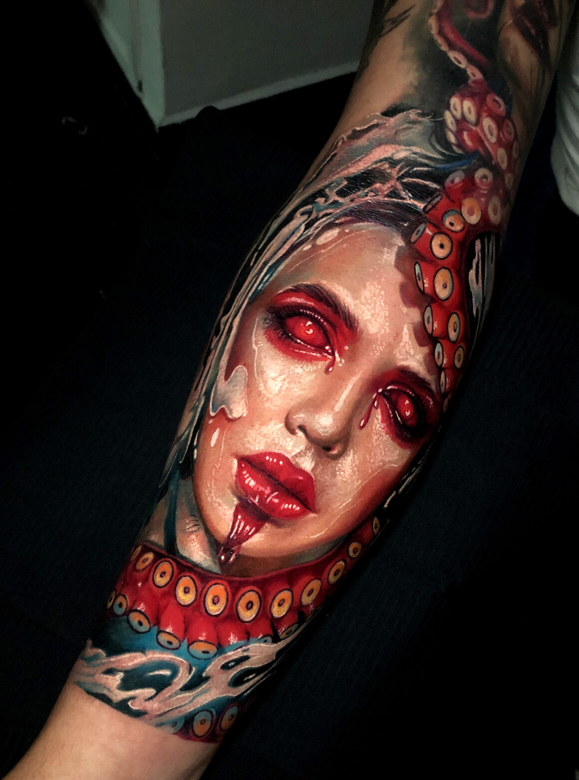 Tattoo by Jhony Ramirez, @jhonyramireztattoo